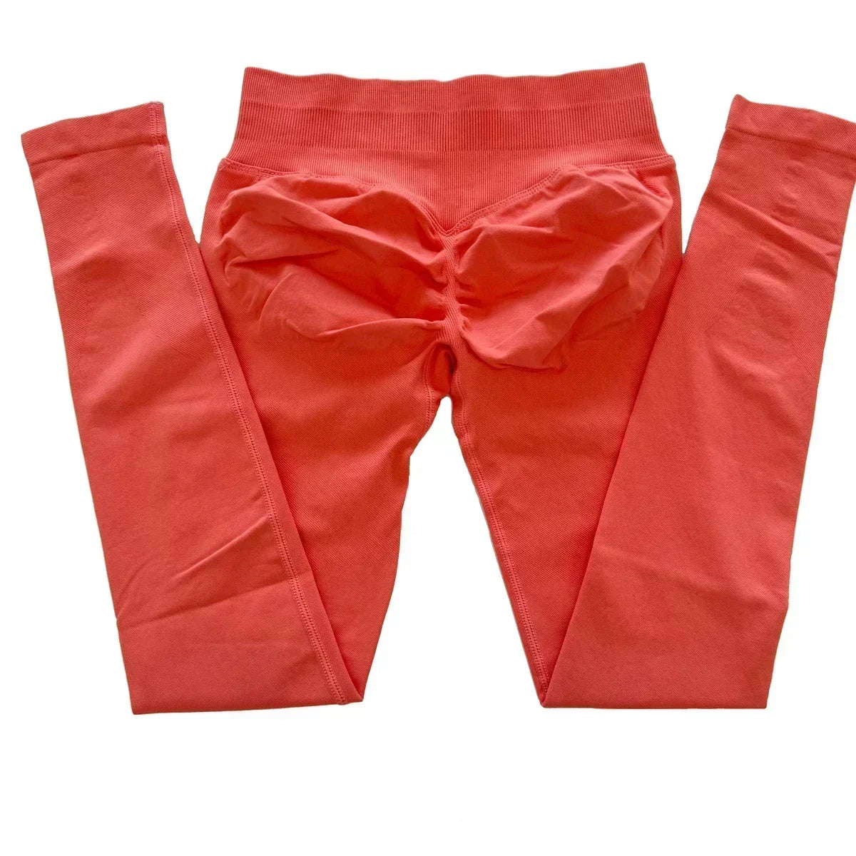 No Logo Scrunch Bum Gym Legging for Women Low Waistband Seamless Yoga Legging Workout Yoga Pants Push Up Sports Tights