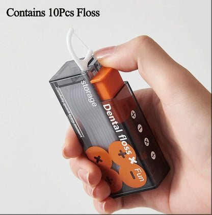 50-1000pcs Portable Dental Floss Pick Bow Shaped Super Thin Dental Floss Clean Between Teeth Interdental Brush Oral Hygiene Care