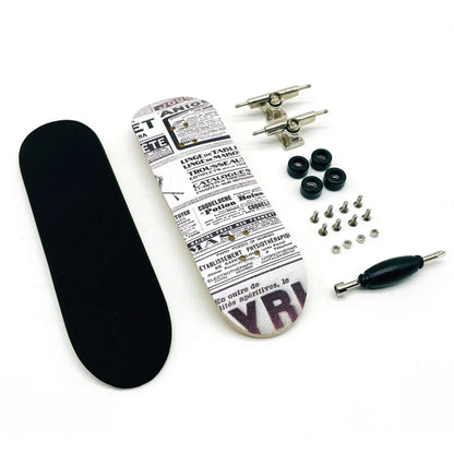 Creative Mini Finger Skateboard Fingerboard Colourful Skatepark Maple Double Rocker Sport Bearings and Palm Slide Board