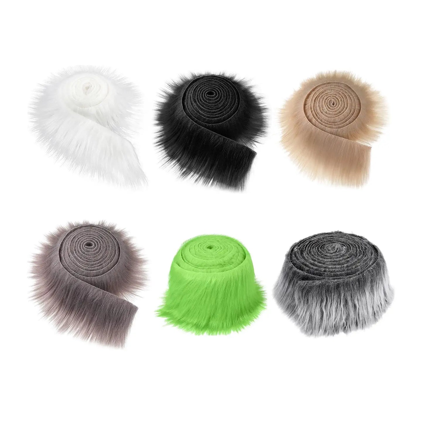 Faux Fur Fabric Costume Soft Artificial Fabric for Dwarf Decoration Clothing Gnomes Beard Hair Cosplay Costume Christmas Tree