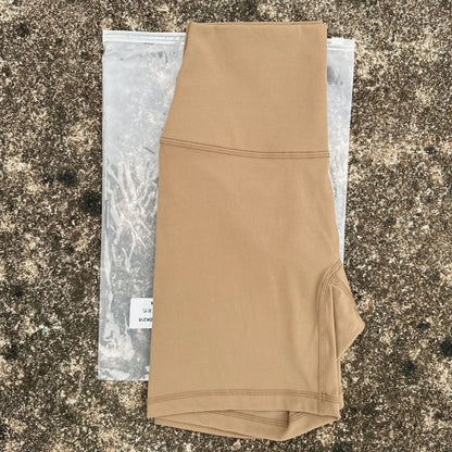 Solid Color Cycling Women Sport Yoga Short leggings Compression Support Sweat-Wickin Comprehensive Training Jog Internal Pocket