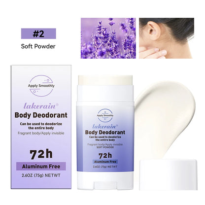 Long-term Fresh Fragrance Whole Body Deodorant Body Balm Deodorant For Men &Women To Remove Body Odor, 72 Hours Of Odor Control