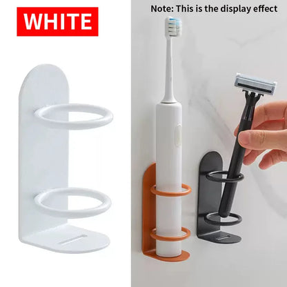 Multi functional toothbrush holder made of metal material, no drilling wall mounted, suitable for home, bathroom, toiletries, to