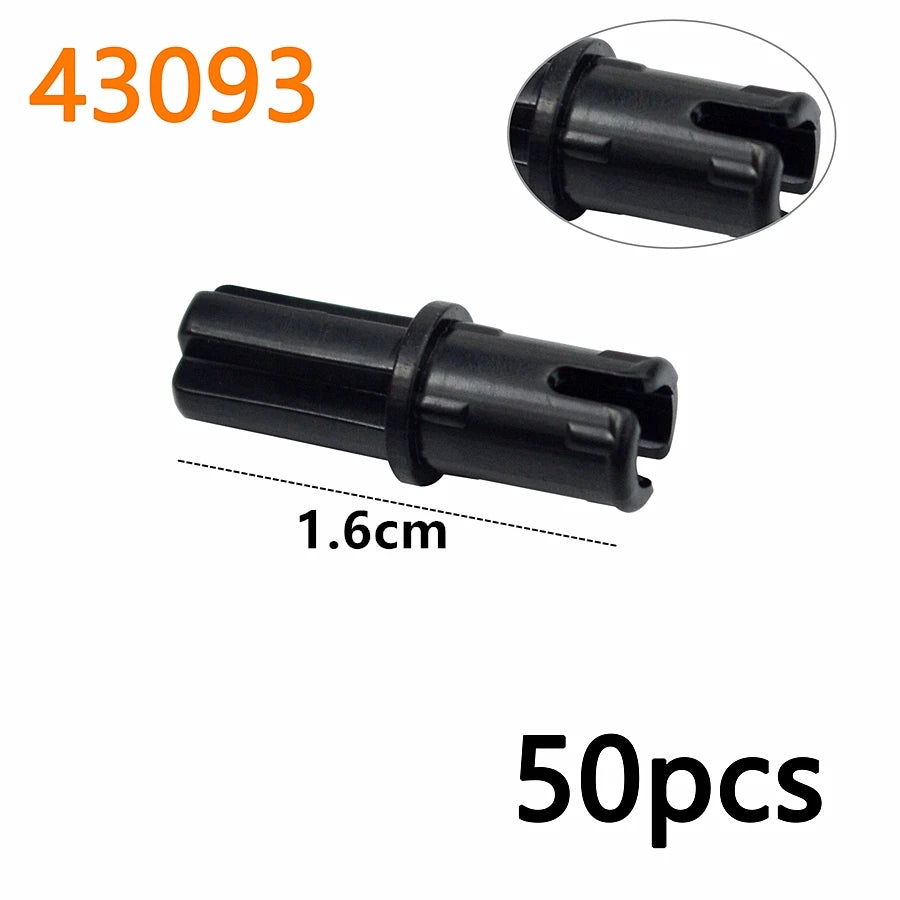 MOC Bolt Pin with Friction Peg Cross Axle Technical Building Blocks DIY Connector Bricks Compatible 2780 3673 77765 32556  32054