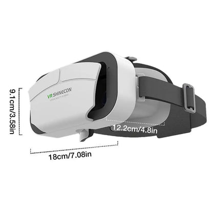 For Ios Androids Smartphone G12 Vr Glasses Portable 3d Virtual World Vr Virtual Reality 3d Glasses  For 4.5-7.0 Inch Cell Phone