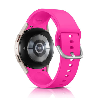 Silicone Strap For Samsung Galaxy Watch 7 6 5 4 44mm 40mm pro 45mm Sport 20mm Watchband Bracelet Galaxy Watch6 Classic 43mm 47mm