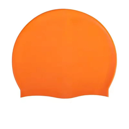 Unisex Adult Silicone Swim Cap Waterproof Swimming Hat Non Slip Bathing Pool Hat Elastic Silicone Cap for Long and Short Hair