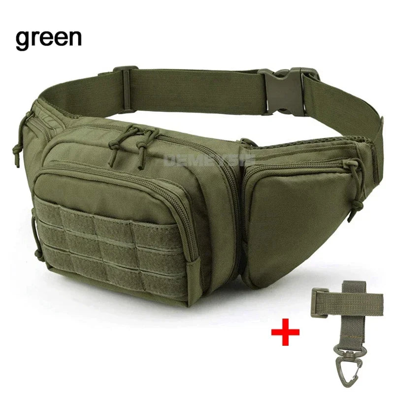 Tactical Gun Waist Bag Holster Chest Training Hiking Shooting Hunting Pistol Holster Bag Cs Airsoft Paintball Combat Bags