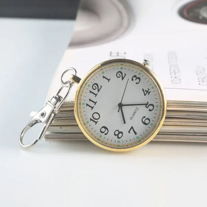Pocket Watches Nurse Pocket Watch with Keyring Doctors Student Exam Quartz Watch Medical Vintage Watch Child Gift