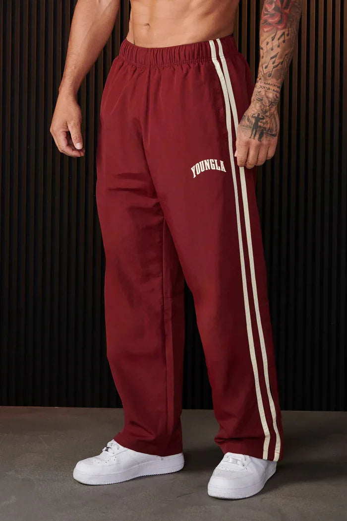 American Style Men's Sweatpants Fashion Brand Clothing Spring Autumn New Sports Casual Pants Gym Running Training Jogging Pants