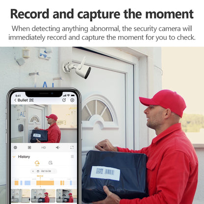 IMOU Bullet 2E 5MP 3K Built-in Spotlight Full Color WiFi Camera Outdoor IP67 Waterproof Home Security Human Detect IP Camera