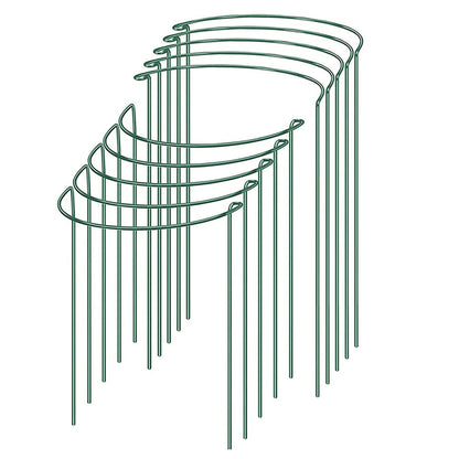 2pcs Sturdy Metal Plant Support Stakes Plant Climbing Support Frame For Garden Keep Flowers Vegetables Growth Fixed Rod