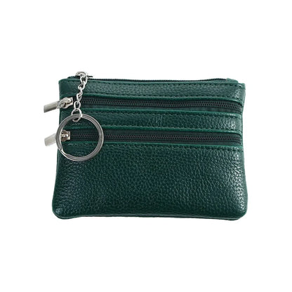 Fashion Leather Coin Purse Women Small Wallet Change Purses Mini Zipper Money Bags Children's Pocket Wallets Key Holder