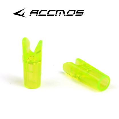 50pcs Archery ID3.2/4.2/6.2/5.2/8mm Arrow Aluminum Pin or Plastic L Nock Carbon Arrow Shaft Compound Bow Fiber Hunting Shooting