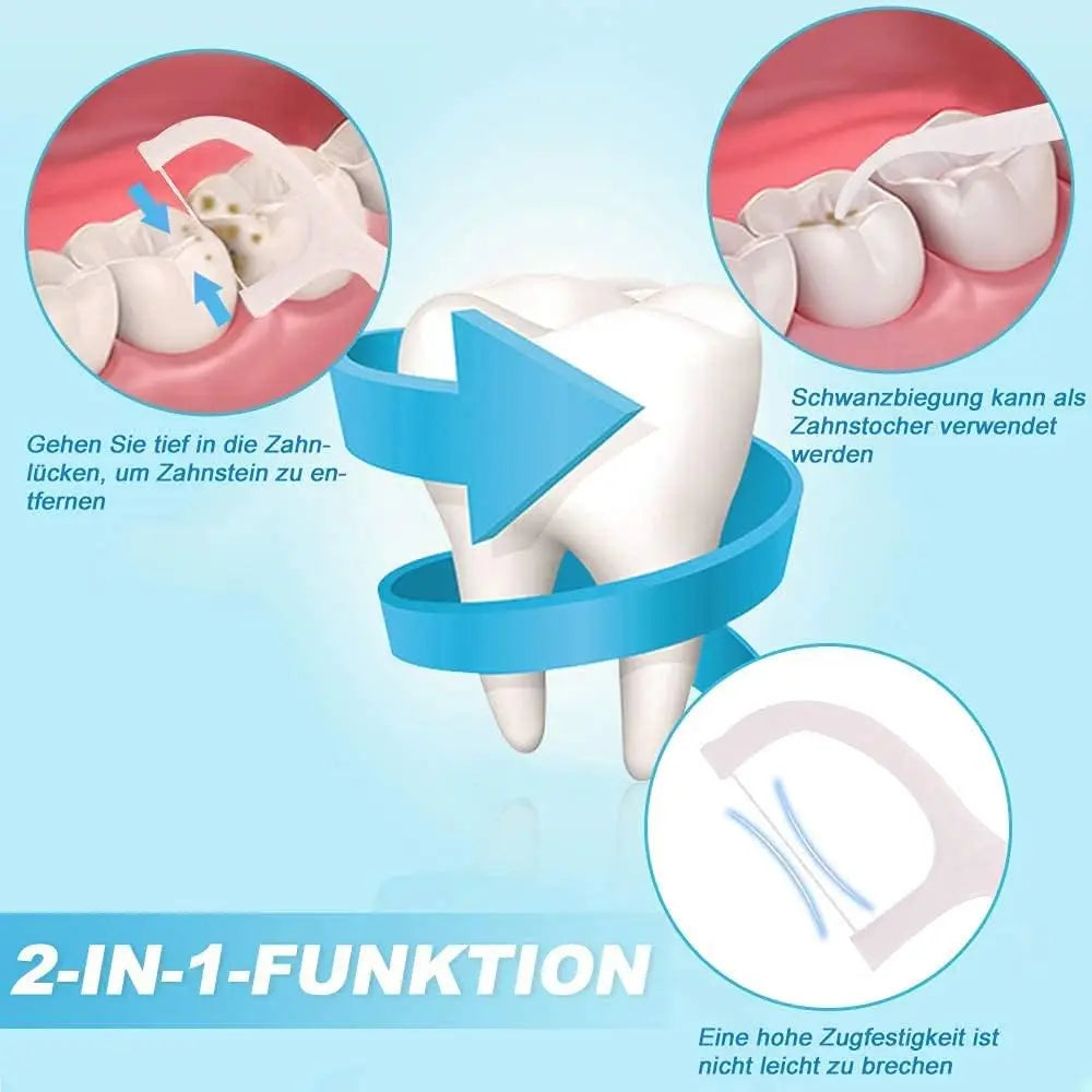 50-1000pcs Portable Dental Floss Pick Bow Shaped Super Thin Dental Floss Clean Between Teeth Interdental Brush Oral Hygiene Care