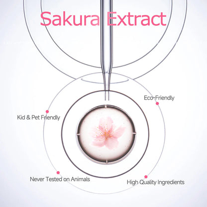 Sakura essential oil is suitable for massage, shower, facial skin care and is easy to carry with you when traveling