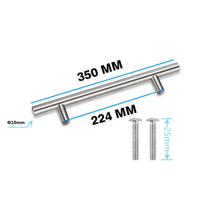 Black Gold Cupboard Handle Brushed Stainless Steel Kitchen Cabinet Door Knob Furniture Drawer Pull  Hardware Pulls  Bar Handle