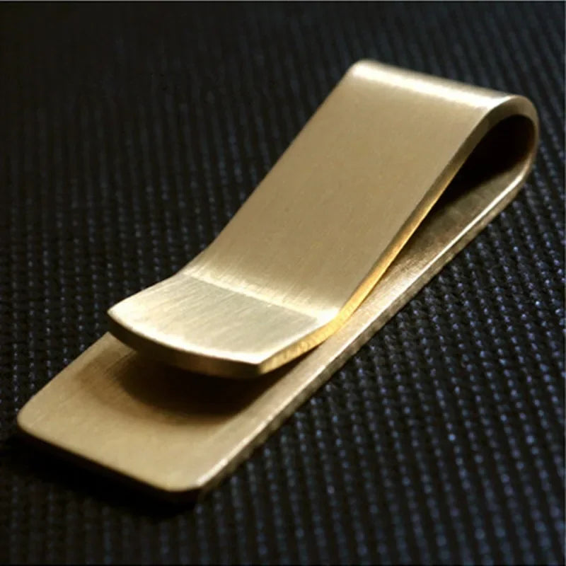 Schlanke Geldklammer aus Edelstahl für Herren, Geldscheinklammer für Bargeld, Ausweis, Kreditkarte, Geschäft, Dollarhalter, Metall, Geldscheinklemme 
