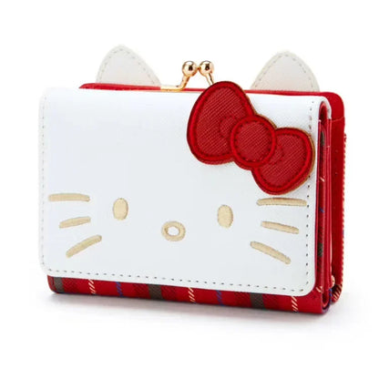 Sanrio Hello Kitty Tasche Kawaii Cinnamoroll My Melody Kuromi Lässige Mode PU Leder Brieftasche Niedliche Klappkarte Tasche Geburtstagsgeschenke 