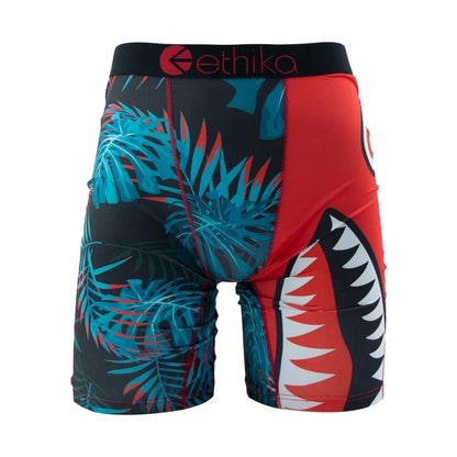 ETHIKA 1Pcs Men Underwear Sexy Boxershorts Breathable Mens Trunks Plus Size S-3XL Man Swimming Underpants Men's Panties Boxers