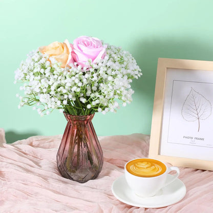 Artificial Plastics Flower Gypsophila Outdoor Garden Party Courtyard Home Vases Table Wedding Bridal Bouquet DIY Gifts Accessory