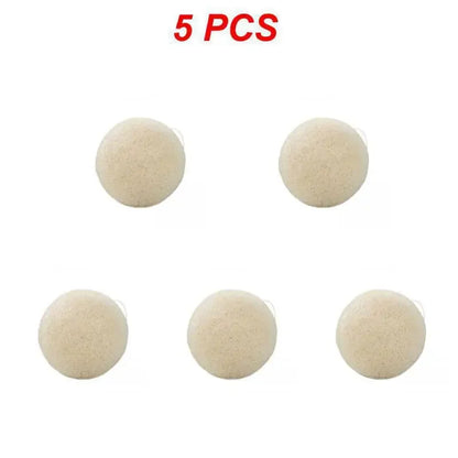 1/3/5/10PCS Konjac Sponge Beauty Essentials 100% Natural Konjac Puff Facial Pore Cleaner Washing Sponge Face Skin Care Tools