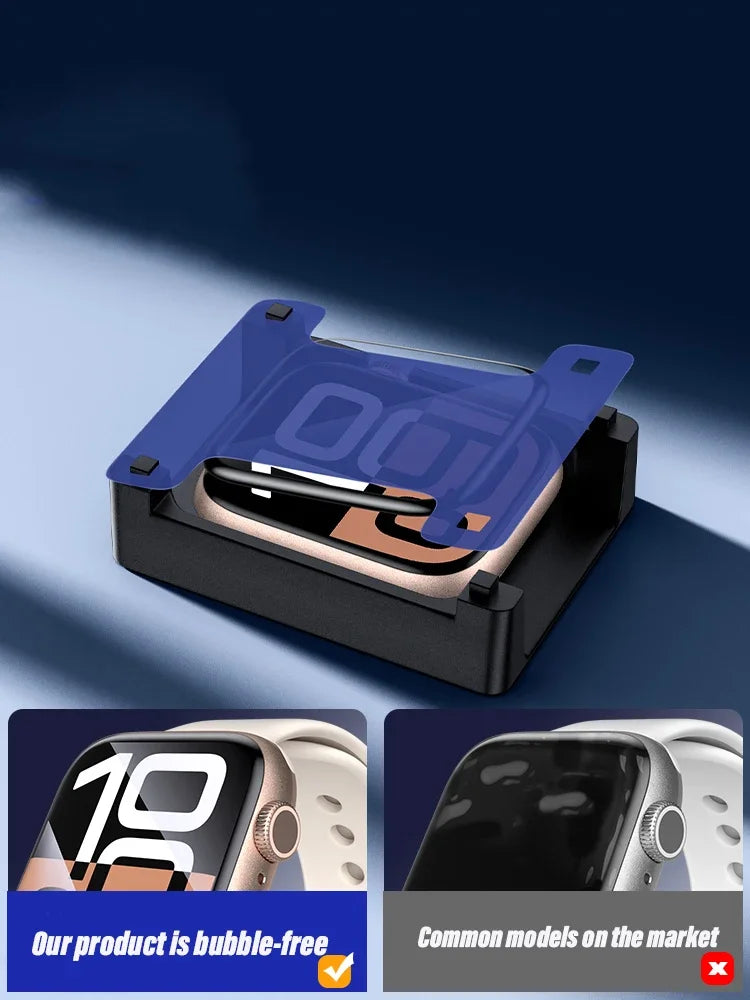 Screen Protector Install the artifact For Apple Watch Series 10 9-8-7-6 5 Se ultra-2 49mm 41 45mm 40 44mm (Not Tempered Glass)