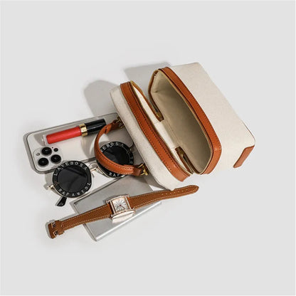 Retro Splicing Canvas Box Bag, Commuter Tote Shoulder Crossbody Bags For Women Daily Lunch Box Bag Pouch