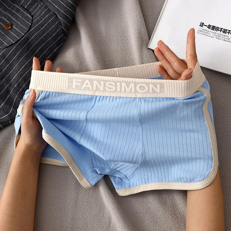 Men's Panties Boxer Shorts Underwear Sexy Striped Man Male Boxers Homme U Convex Shorts Lingerie Boxershorts Underpants