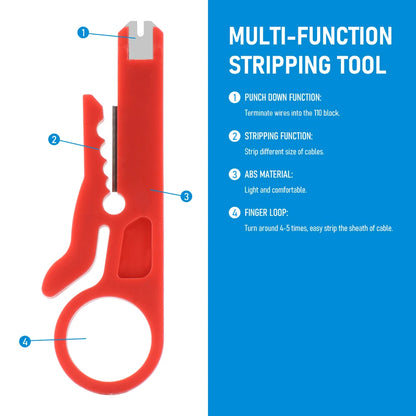 Cable Stripping Wire Cutter Crimping Tool Multi Stripper Knife Crimper Pliers Mini Portable Decrustation Electrical Straight