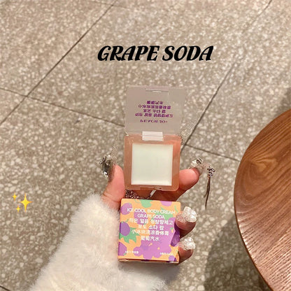 Kleines festes Parfüm mit Eiswürfeln, erfrischend und duftend, dauerhafte Deodorants beseitigen den Geruch, dauerhafter Balsam, duftende Paste aus Früchtetee 