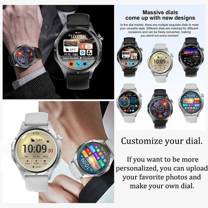 2025 New For Huawei GT5 Pro Smart Watch Men HD AMOLED Screen GPS Motion trajectory Heart Rate Bluetooth Call 1.52" SmartWatch