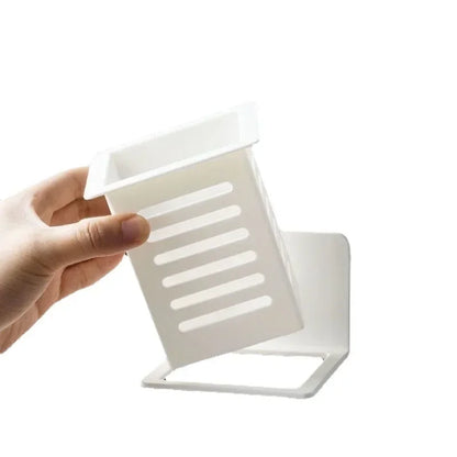 1PC Wall Mounted Toothbrush Holder Set for Bathroom. Spoons and Forks Holder for Kitchen- Space Saving Toothbrush Storage