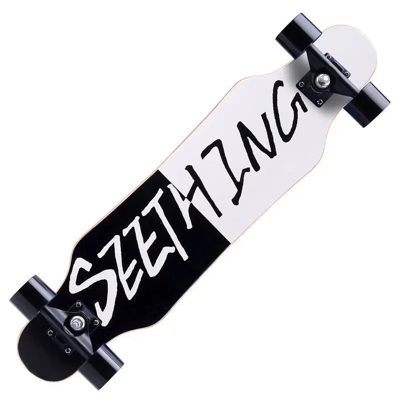 Beginner skateboard maple longboard adult street professional transportation four-wheel road board youth skateboard