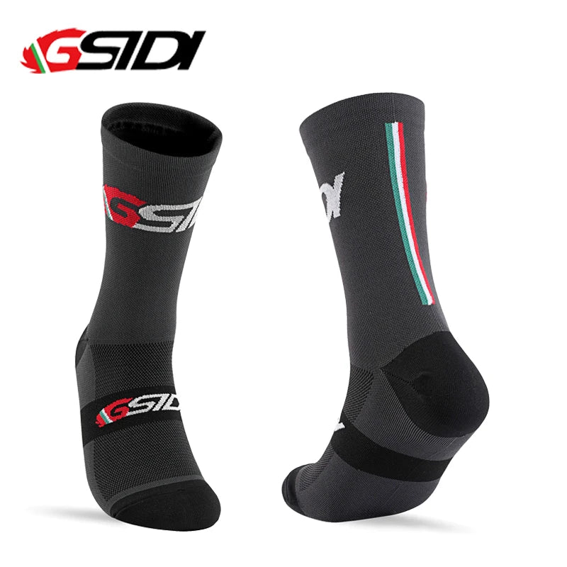 Gsidi New Cycling Socks High Quality Compression Men  Bike Outdoor Women Running Professional Sports Running