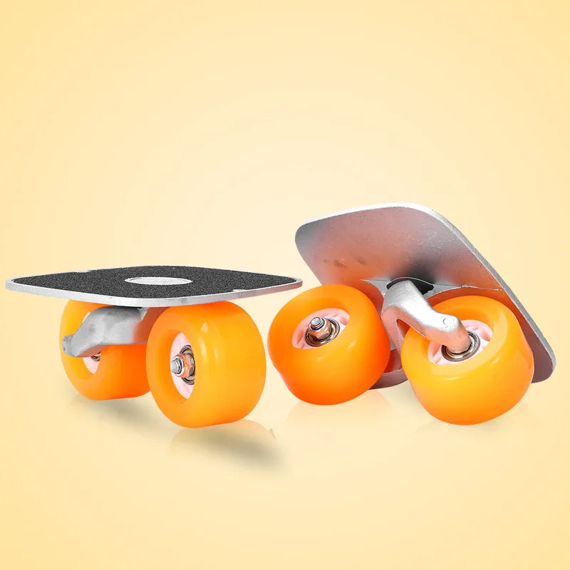 Split Drift Board PU Wheel Alloy Board Kids Adult Skateboard