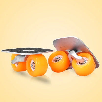 Split Drift Board PU Wheel Alloy Board Kids Adult Skateboard