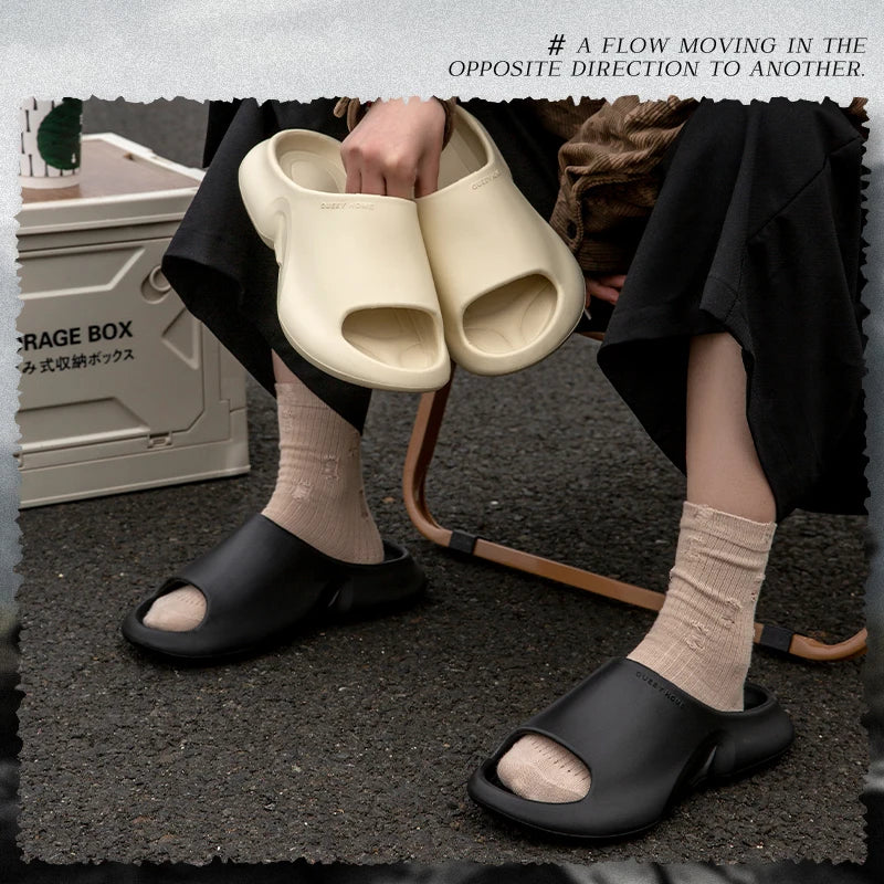 2025 New Fashion Men's Sports Shoes Non Slip Beach Sandals Indoor Outdoor High Quality EVA Slippers Comfortable Couple Slides