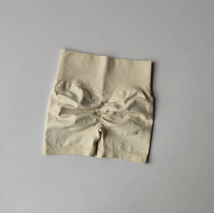 Peach Hip Lifting Sports Shorts Women High Waist and Waist Tightening Slimming Running Hip Speed Drying Three Point Tight Pants