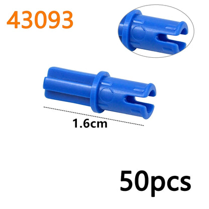 MOC Bolt Pin with Friction Peg Cross Axle Technical Building Blocks DIY Connector Bricks Compatible 2780 3673 77765 32556  32054