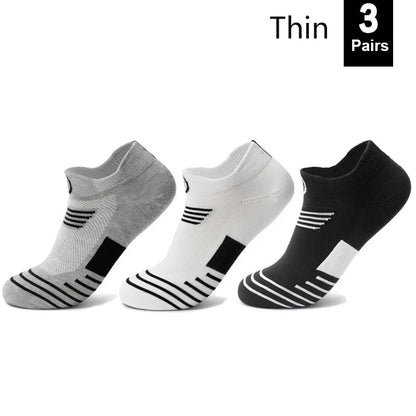 1/3pairs/Lot Men's Socks Compression Stockings Breathable Basketball Sports Cycling running Towel Socks High Elastic Tube Socks