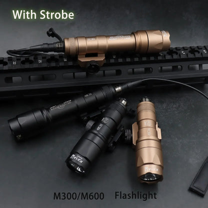 M300a,M600c,SF Element-LINTERNA LED for rifle weapon, hunting focus, momentary pressure pad switch, M600C, M300A