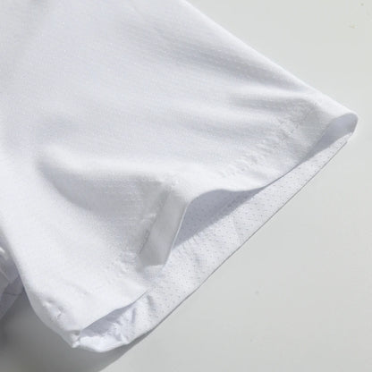 Running T-shirt Reflective Short Sleeve Ice Silk Quick Drying Summer Thin Breathable Fitness Tees Shirt Sportswear Sportsshirt