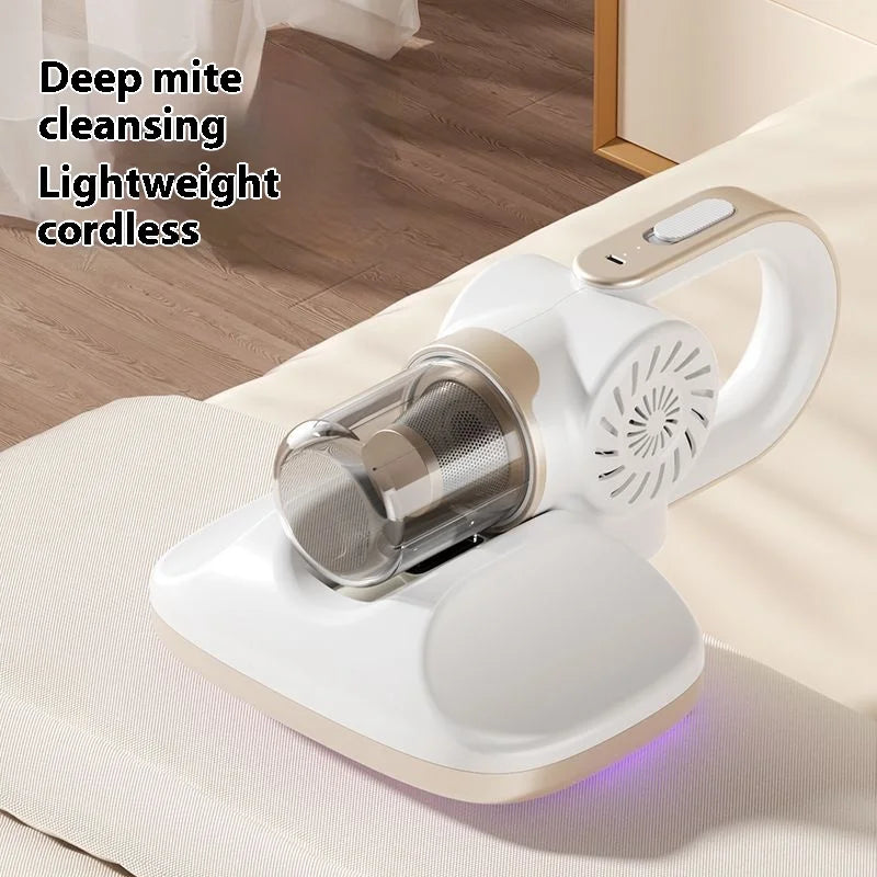 5-in-1 Great Suction Wireless Vacuum Mites Remover for Home Bedding Cleaner Cordless Handheld Machine Deep Robot Mites Cleaning