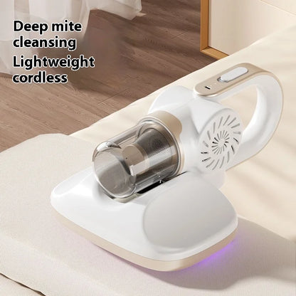 5-in-1 Great Suction Wireless Vacuum Mites Remover for Home Bedding Cleaner Cordless Handheld Machine Deep Robot Mites Cleaning