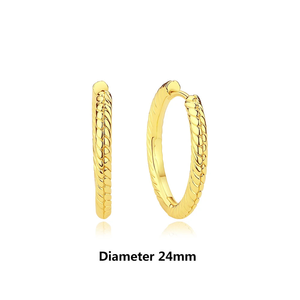 Original 925 Sterling Silver Earrings 2025 Stud Hoop Crystal Earings For Women Rose Gold Crown Heart Infinity Bee Earing Jewelry