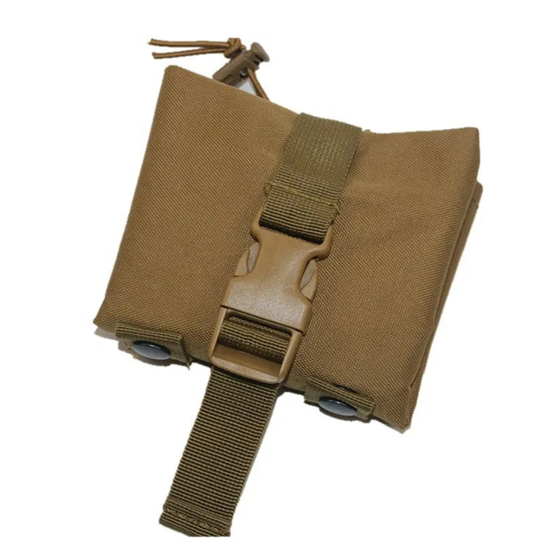 New Molle Folding Dump Drop Magazine Pouch Airsoft Qutdoor Hiking Hunting Accessories EDC Foldable Recovery MagHolster Waist Bag
