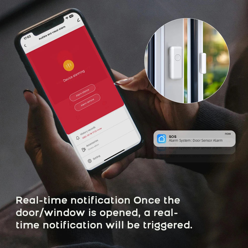 MULO Alarm System For Home Burglar Security 433MHz GSM  Home alarm Wireless PG103 WiFi Alarma Tuya Smart App Work With Alexa