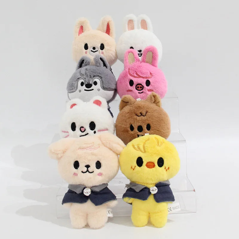 Skzoo 12cm Kpop Cartoon Stuffed Animal Plushies Stay Plush Doll Toys KawaiiJYP Adults KZ Fans Keychain Pendant Kid Gift