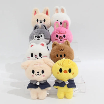 Skzoo 12cm Kpop Cartoon Stuffed Animal Plushies Stay Plush Doll Toys KawaiiJYP Adults KZ Fans Keychain Pendant Kid Gift
